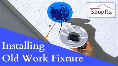 moving a ceiling junction box|old work ceiling box installation.